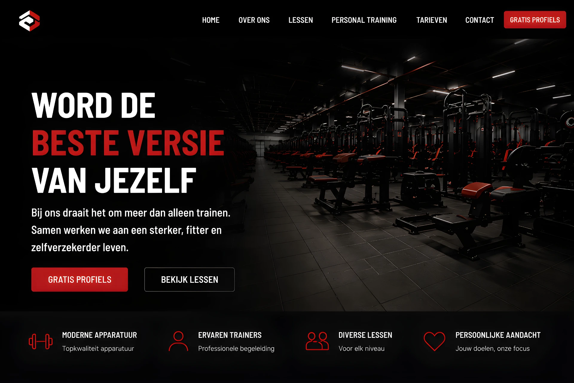 Sportschool website