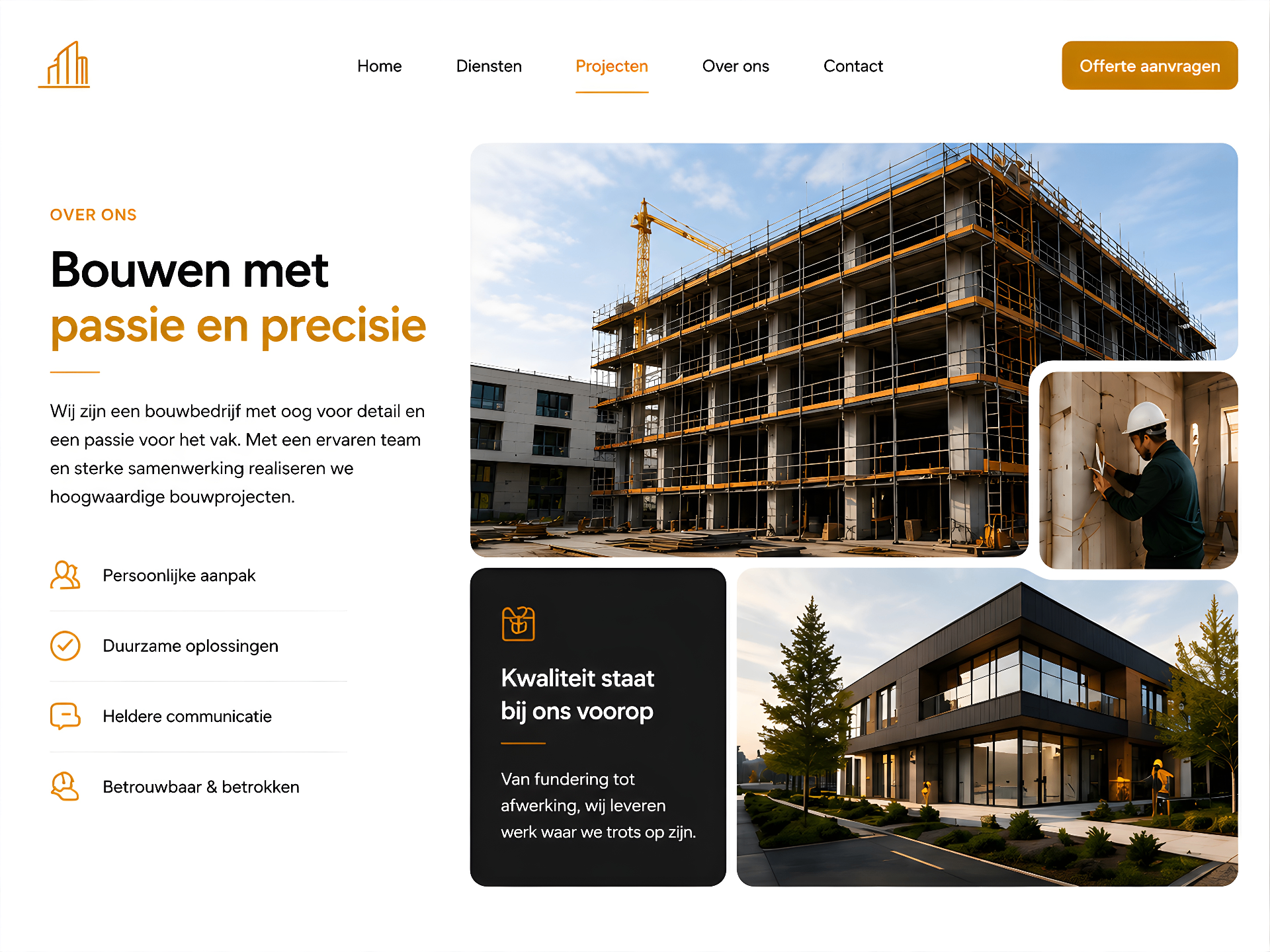 Bouwmerk — over ons met kernwaarden