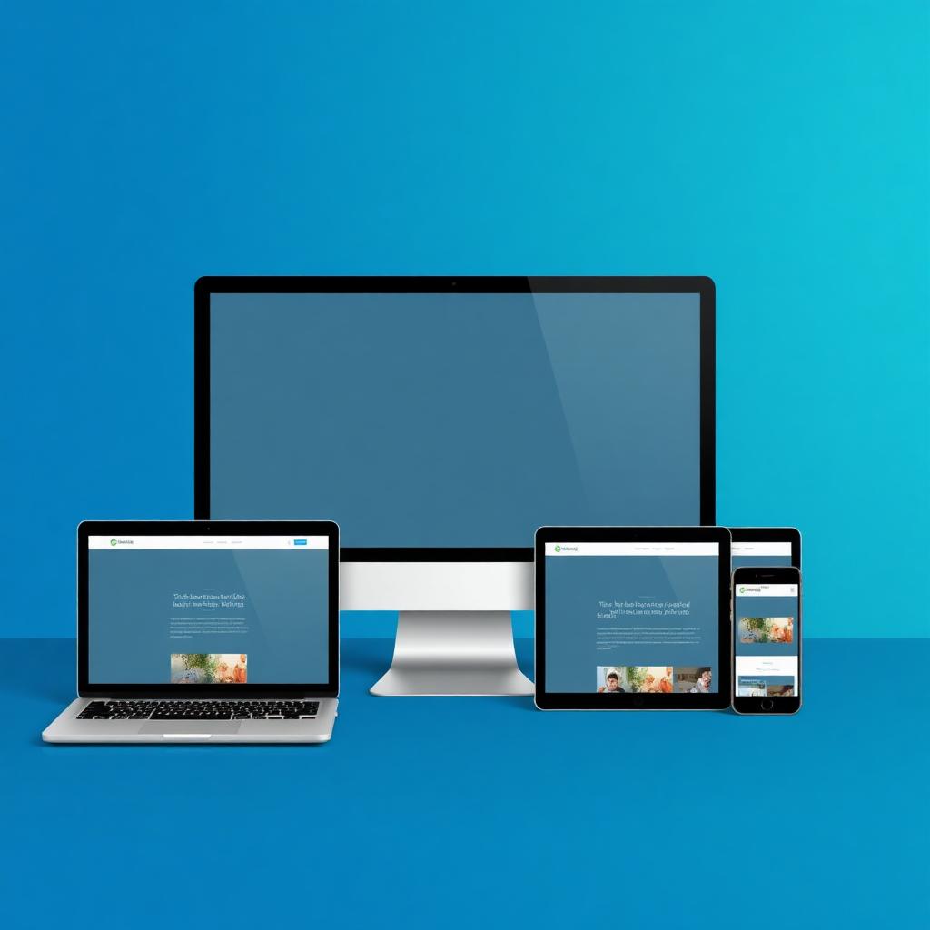 Zelfde website op desktop, laptop, tablet en smartphone — responsive webdesign door SiteDigital
