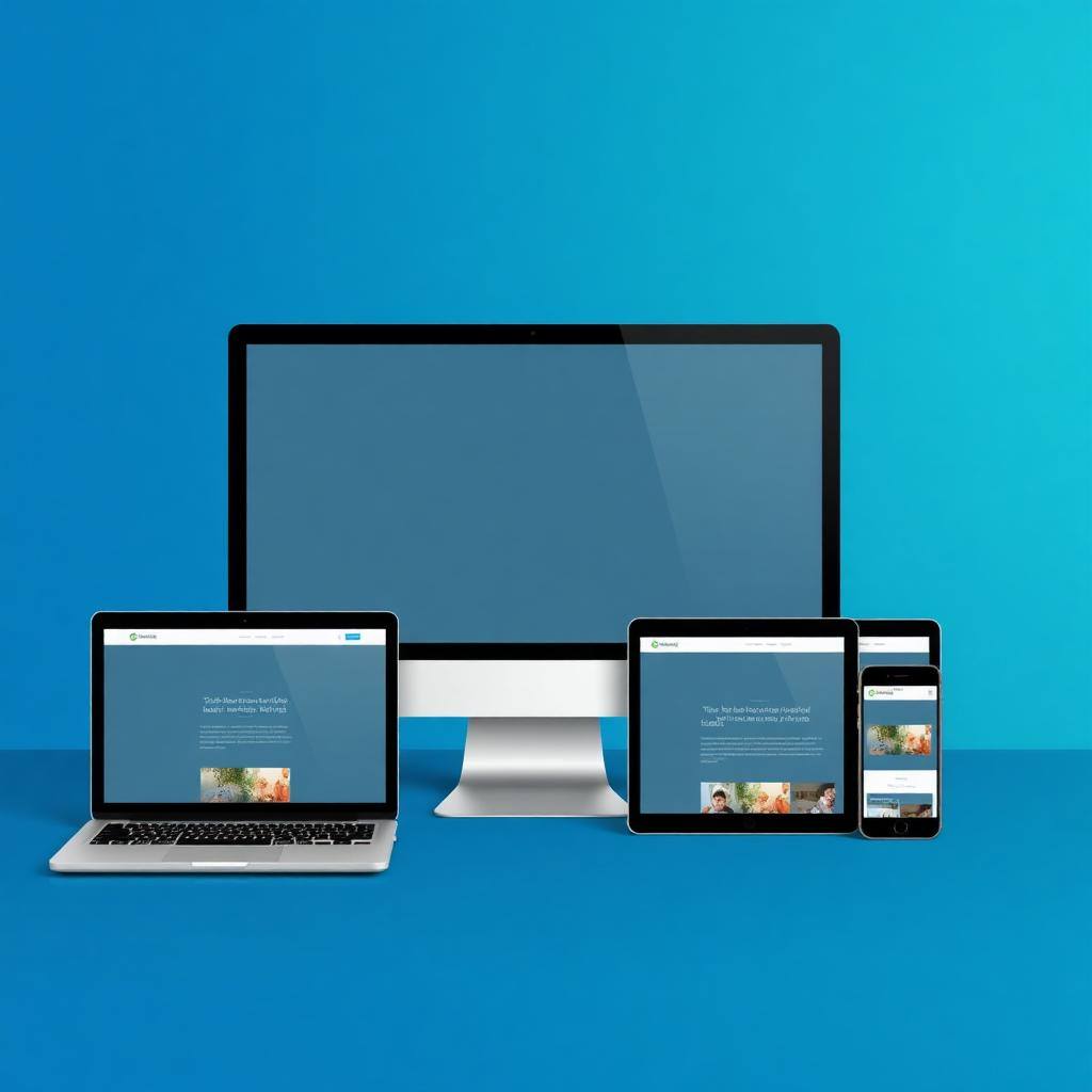 Zelfde website op desktop, laptop, tablet en smartphone — responsive webdesign door SiteDigital