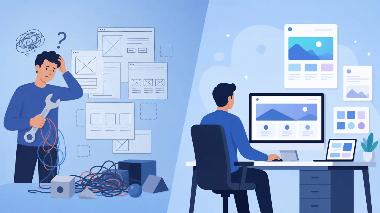 Vergelijking DIY websitebouwer versus professionele webdeveloper
